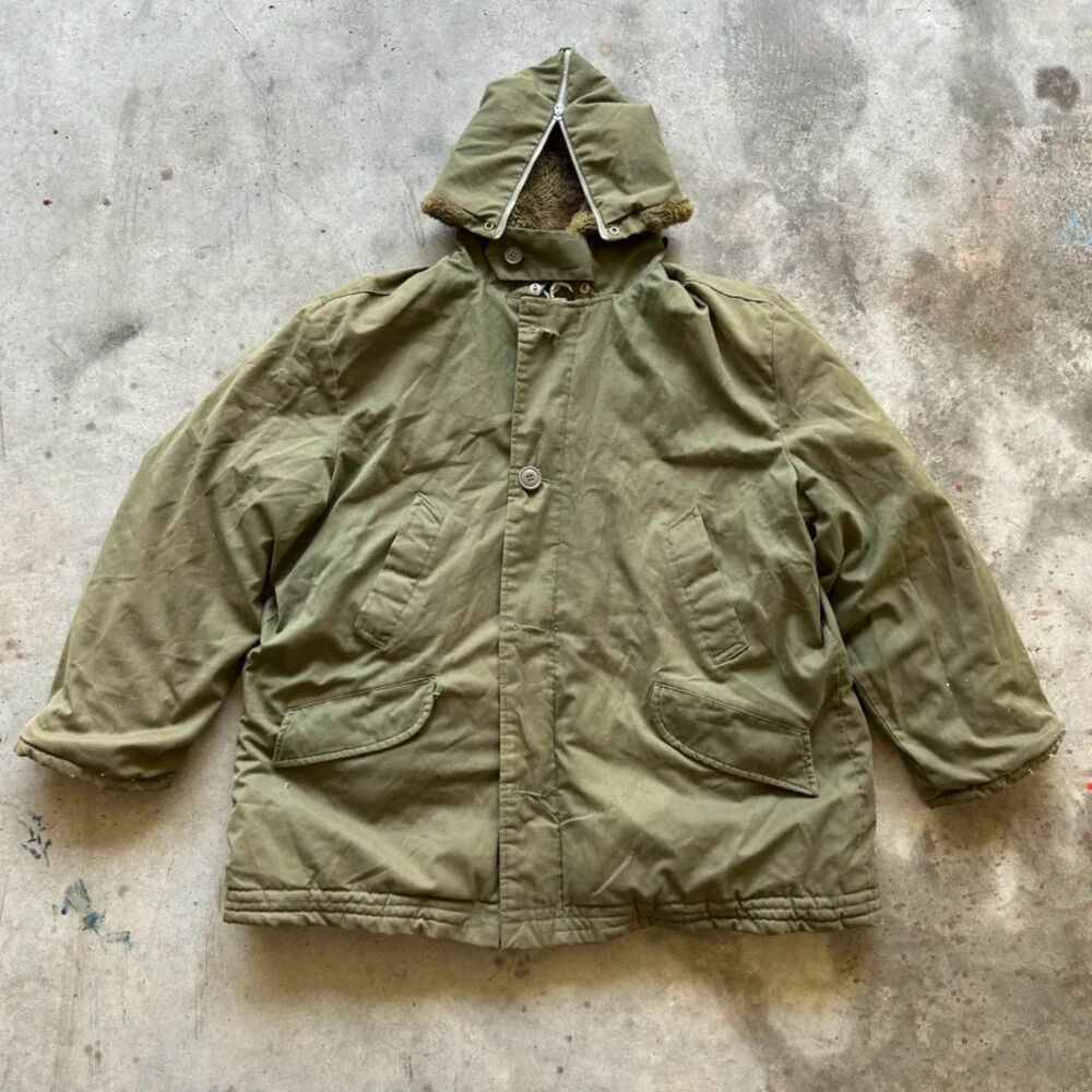 Vintage Military B-9 Parka Jacket Size XL